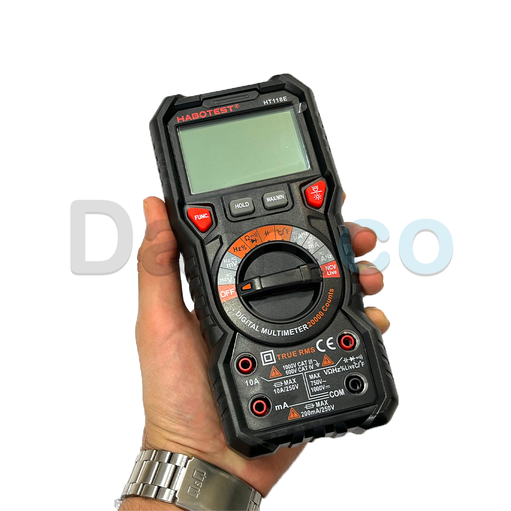 مولتی متر دیجیتال هابوتست مدل HABOTEST HT118E