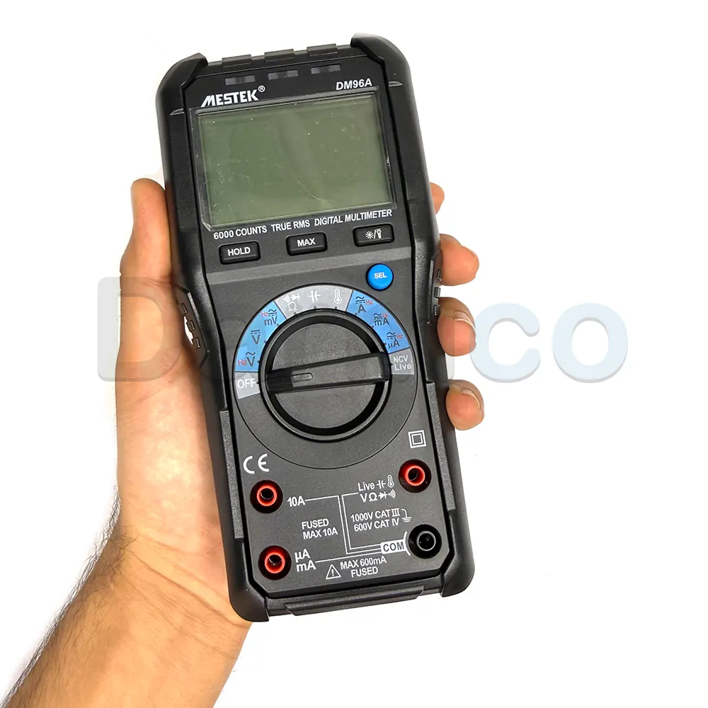 بررسی تخصصی مولتی متر مستک دیجیتال MESTEK DM96A + تست عملکرد و مشخصات فنی