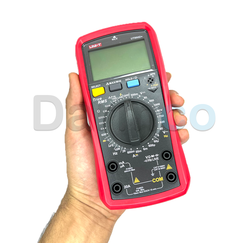 مولتی متر دیجیتال یونیتی مدل UNI-T UT890D PLUS