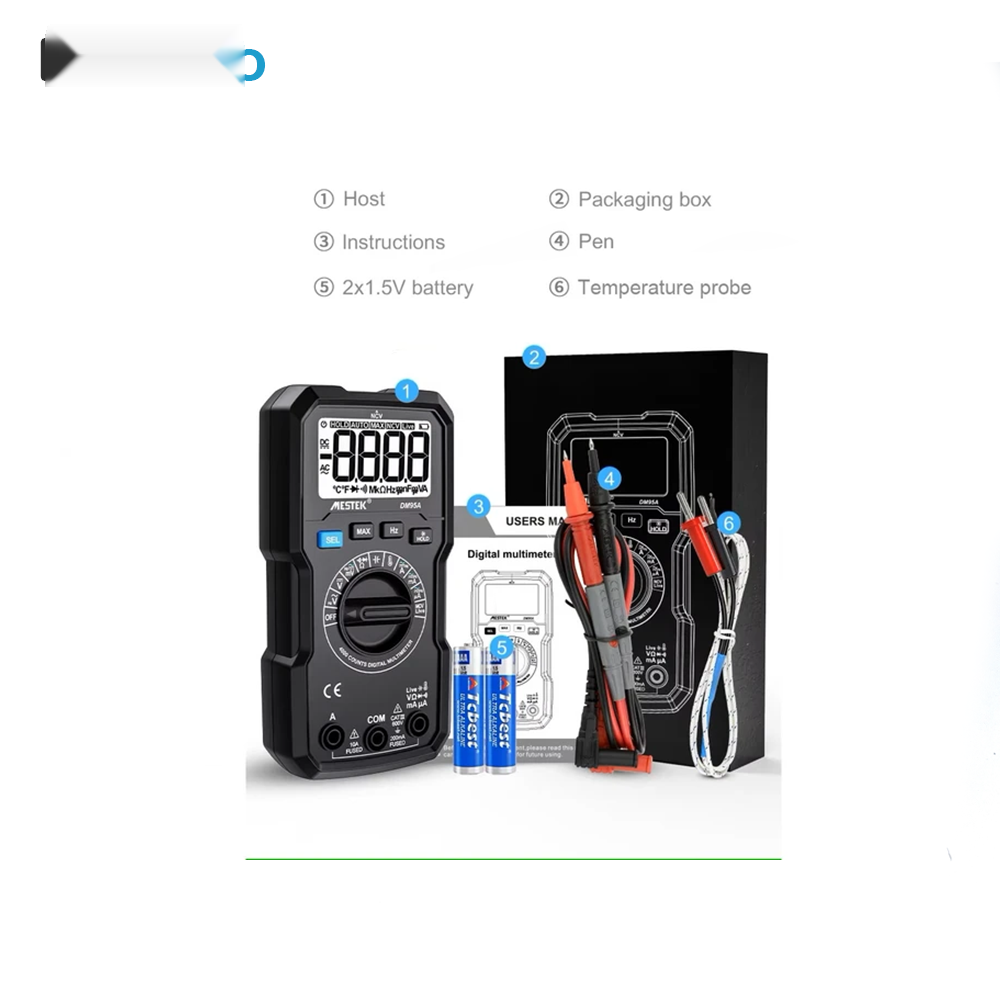 مولتی متر دیجیتال مستک مدل MESTEK DM95A