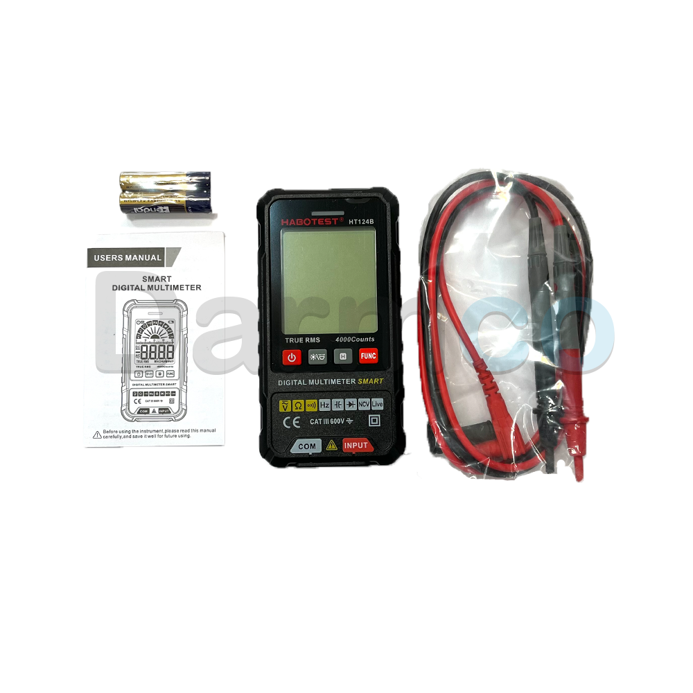 بررسی تخصصی مولتی متر دیجیتال هابوتست مدل HABOTEST HT124B تست عملکرد و مشخصات فنی