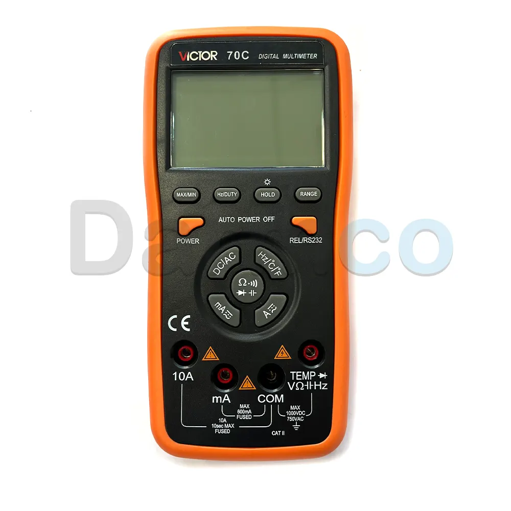 بررسی تخصصی مولتی متر پرتابل دیجیتال ویکتور VICTOR 70C تست عملکرد و مشخصات فنی