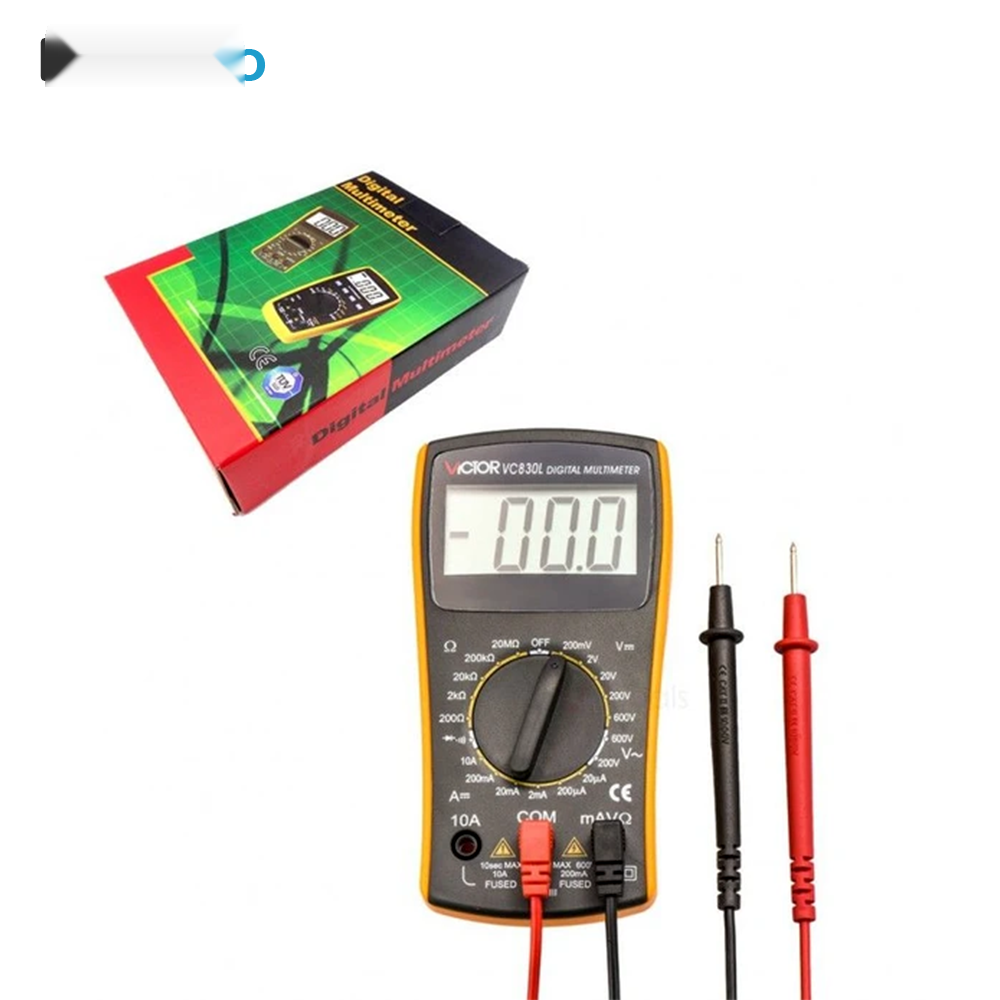مولتی متر پرتابل دیجیتال ویکتور VICTOR VC830L
