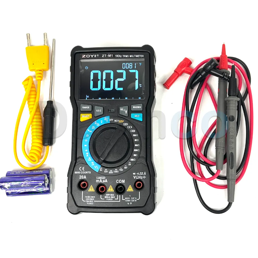 مولتی متر دیجیتال 1000ولتی زویی مدل ZOYI ZT-M1