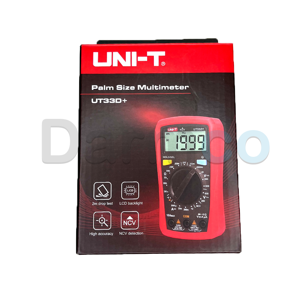 مولتی متر جیبی یونیتی +UNI-T UT33D