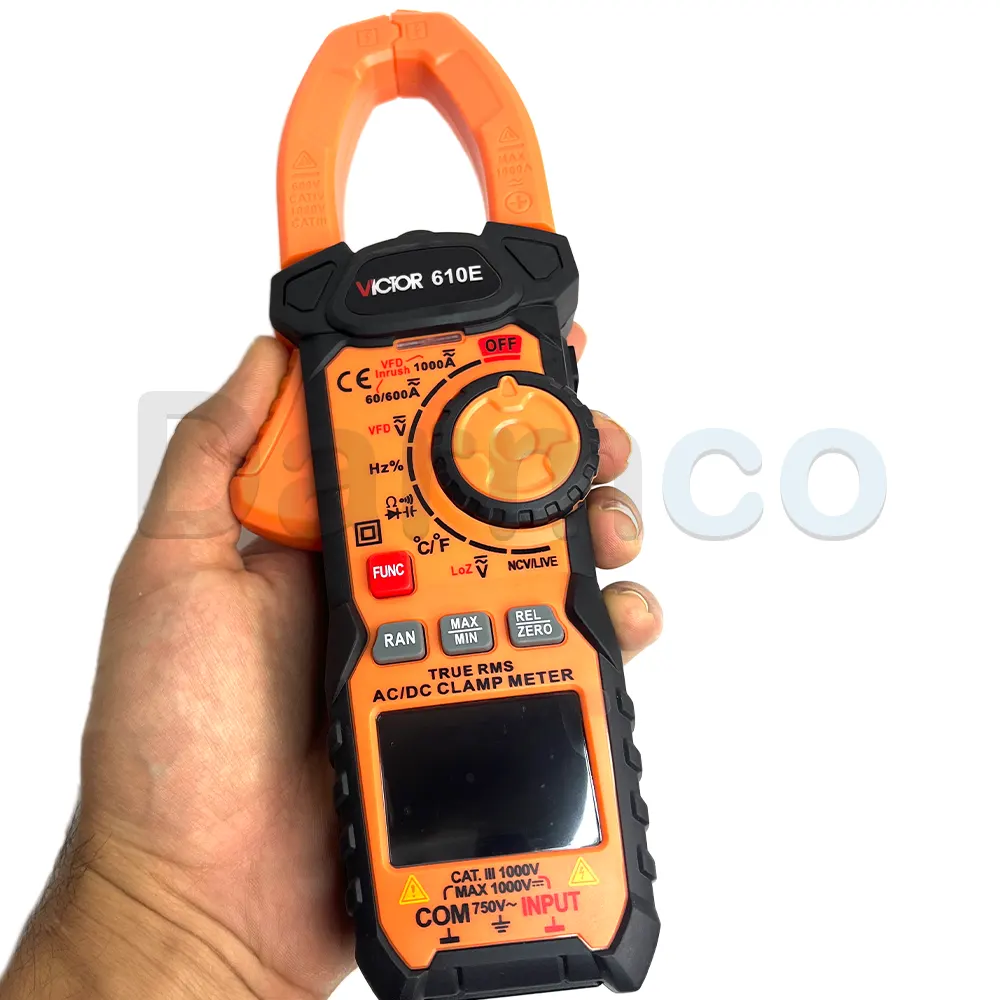 مولتی متر کلمپی ویکتور مدل VICTOR 610E