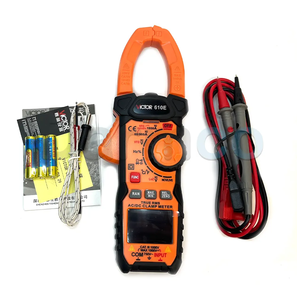 مولتی متر کلمپی ویکتور مدل VICTOR 610E