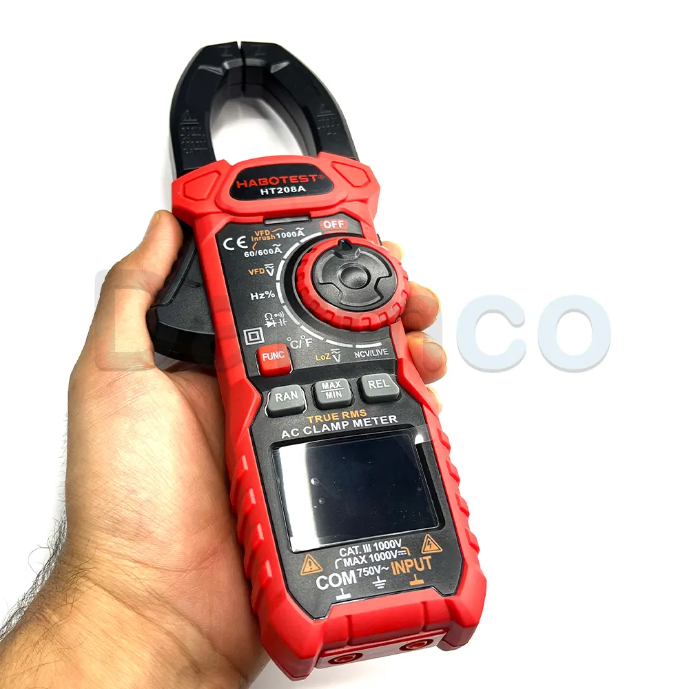 مولتی متر کلمپی هابوتست مدل HABOTEST HT208A