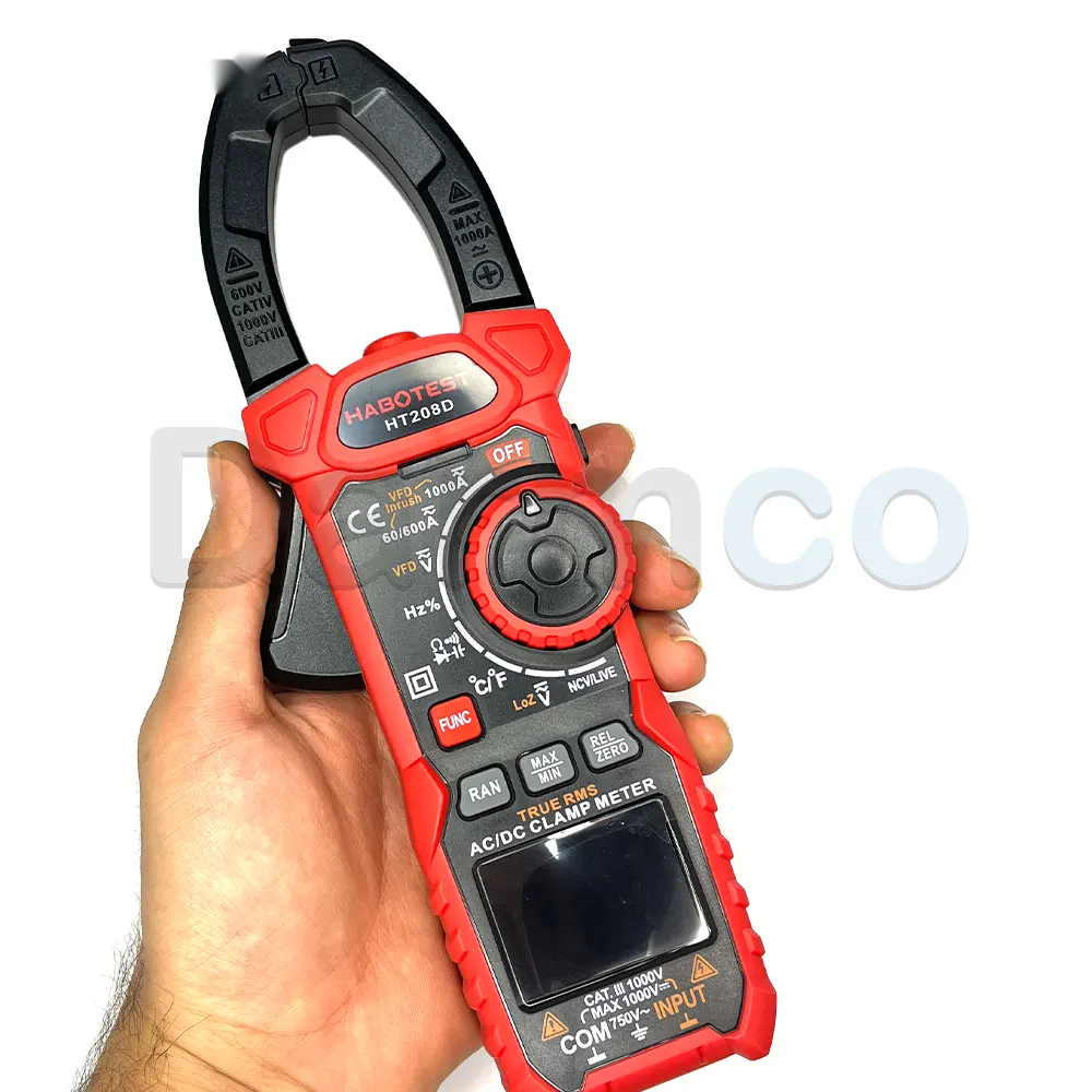 مولتی متر کلمپی هابوتست مدل HABOTEST HT208D