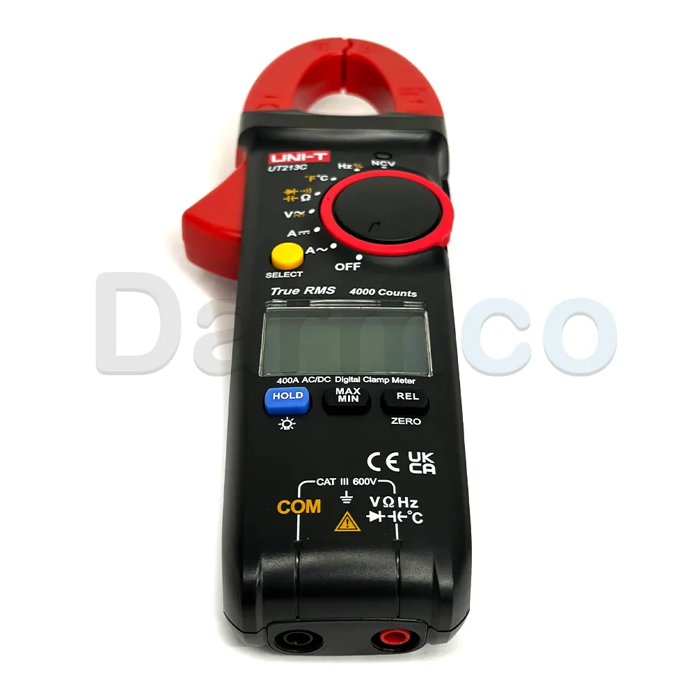 مولتی متر کلمپی یونیتی 400 آمپر مدل UNI-T UT213C