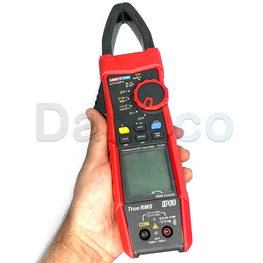 مولتی متر کلمپی یونیتی مدل UNI-T UT219PV