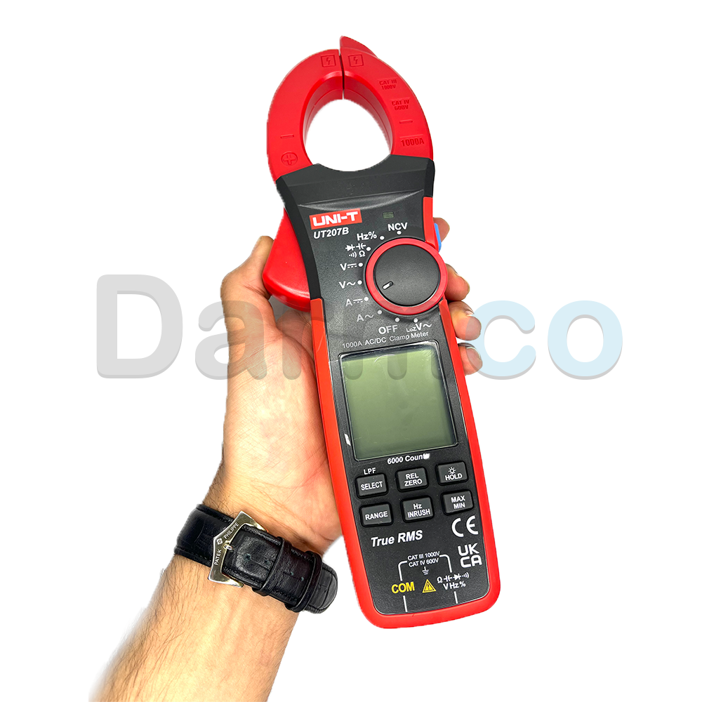 مولتی متر کلمپی یونیتی AC/DC مدل UNI-T UT208B