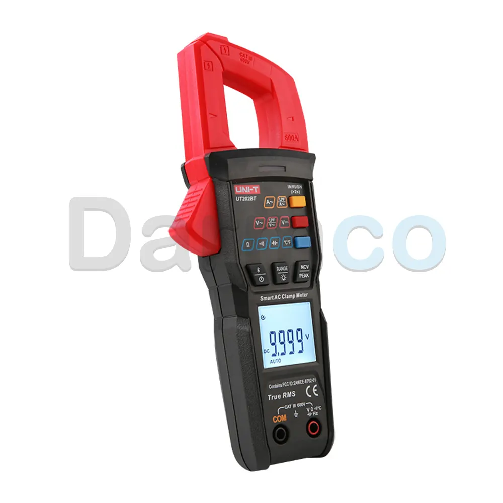 مولتی متر کلمپی یونیتی دیجیتال AC مدل UNI-T UT202BT