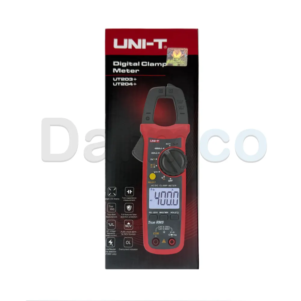 مولتی متر کلمپی یونیتی مدل UNI-T UT203 PLUS