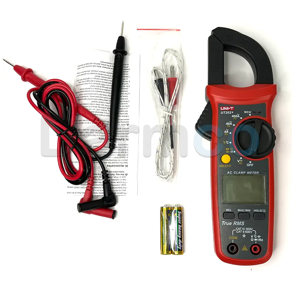 مولتی متر کلمپی 400 آمپر یونیتی UNI-T UT202 PLUS