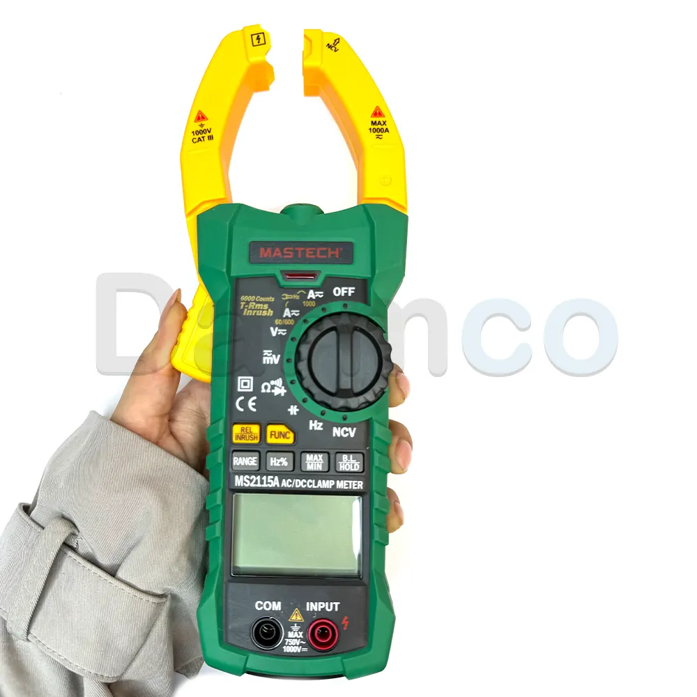 مولتی متر کلمپی 1000 آمپری مستک مدل MASTECH MS2115A