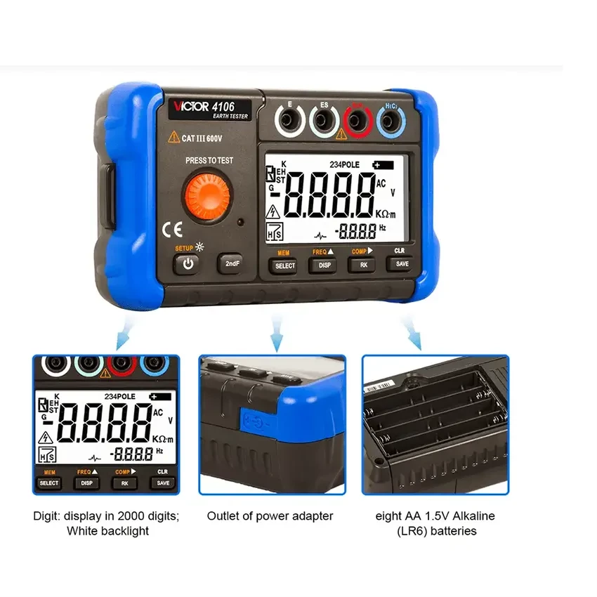 ارت تستر ویکتور مدل VICTOR VC-4106