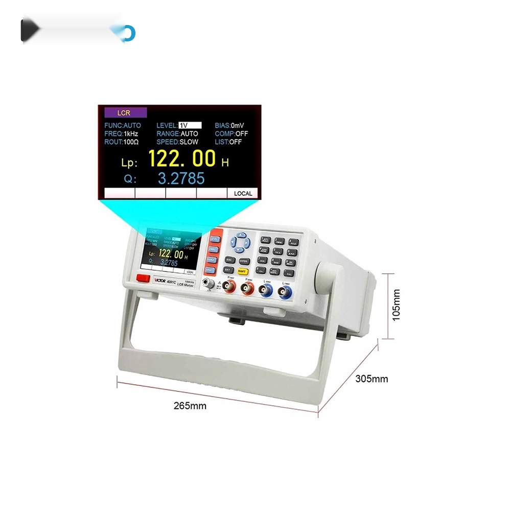 LCR متر دیجیتال رومیزی ویکتور مدل VICTOR VC-4091C