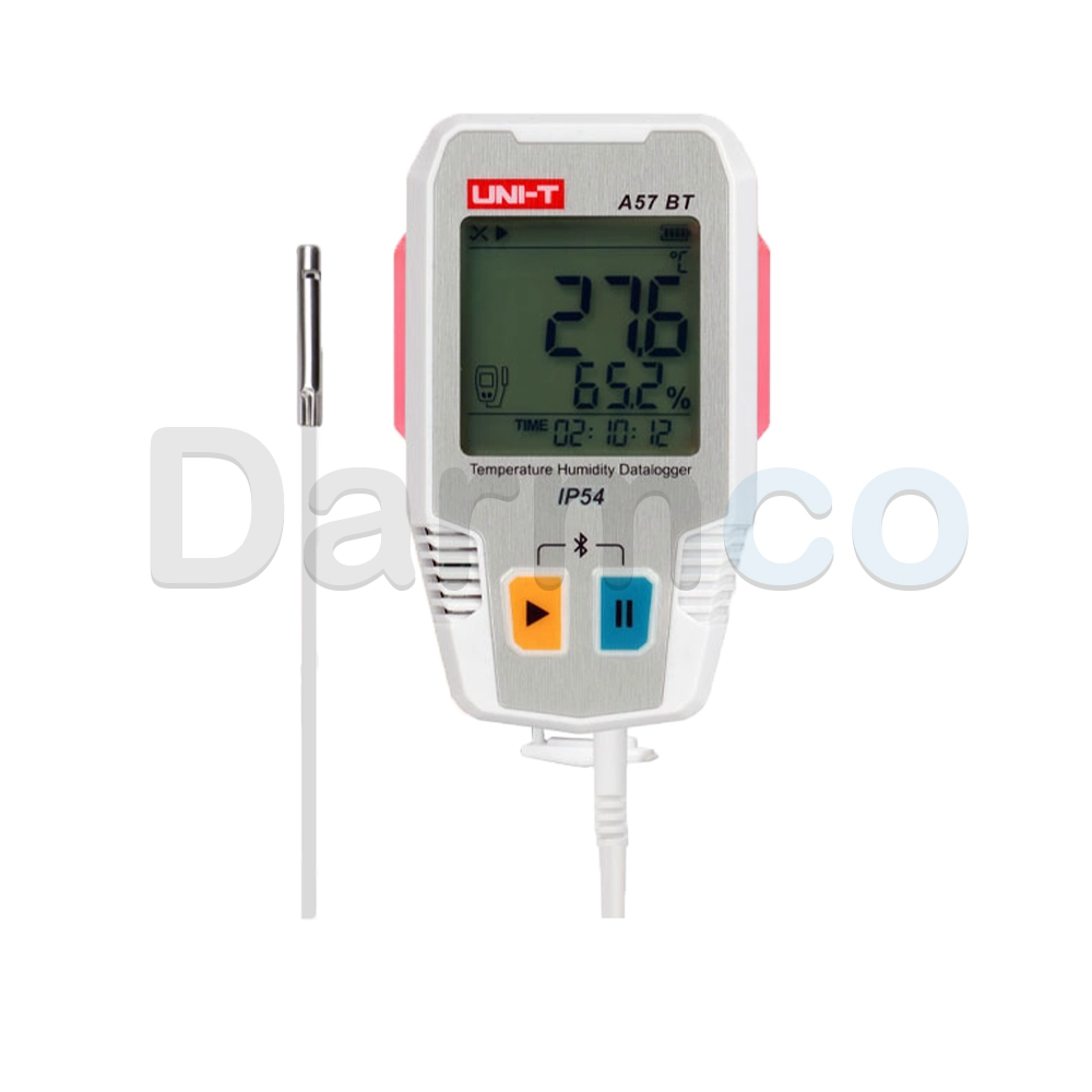 دیتالاگر دما و رطوبت بلوتوث دار یونیتی مدل UNI-T A57 BT