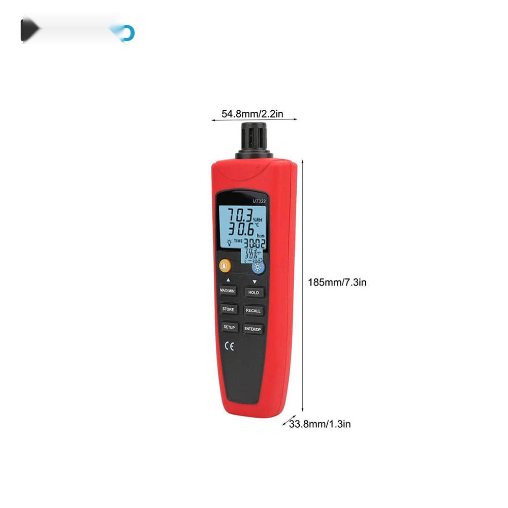 ترموهیدرومتر دیجیتال حافظه دار یونیتی UNI-T UT332