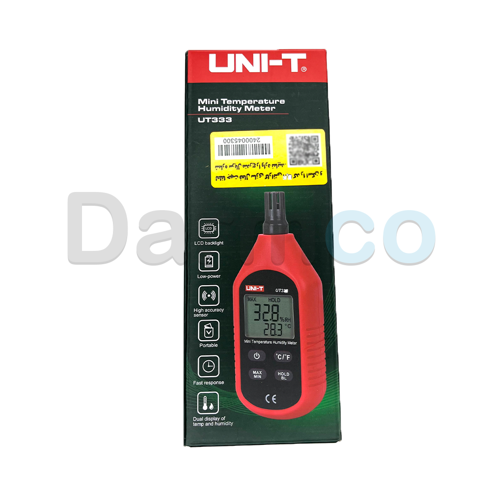 دما و رطوبت سنج دیجیتال یونیتی UNI-T UT333