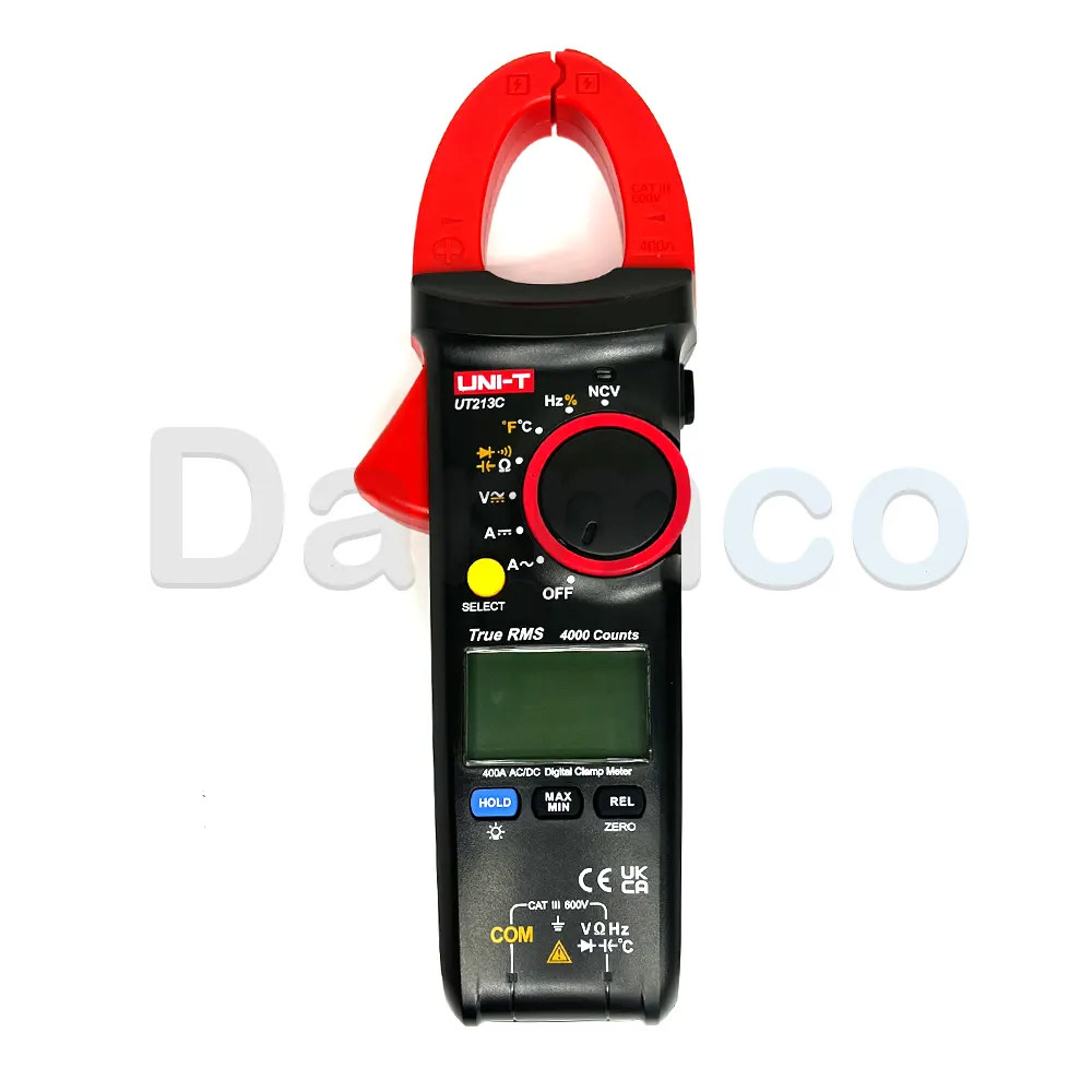 مولتی متر کلمپی یونیتی 400 آمپر مدل UNI-T UT213C