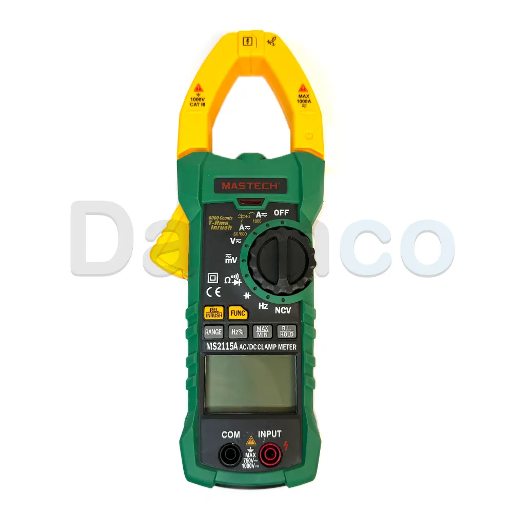 مولتی متر کلمپی 1000 آمپری مستک مدل MASTECH MS2115A