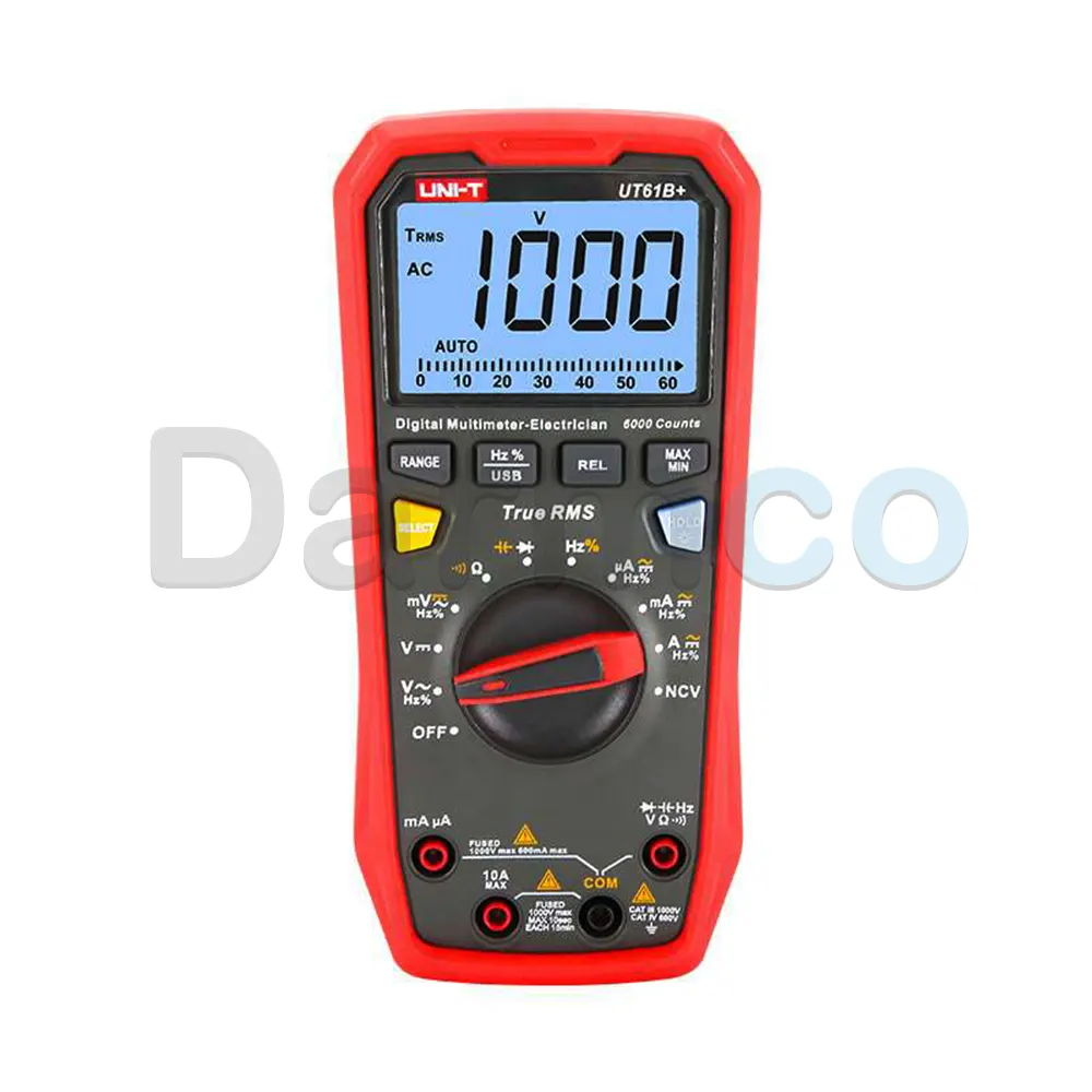 مولتی متر دیجیتالی یونیتی UNI-T UT61B Plus