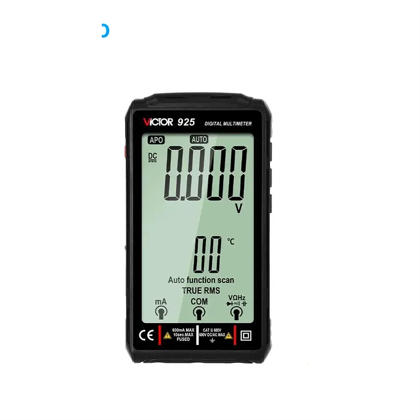 مولتی متر دیجیتال دستی با صفحه نمایش لمسی ویکتور مدل VICTOR VC-925