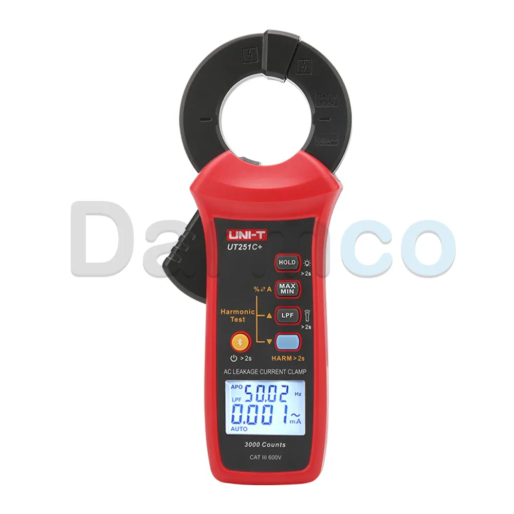 مولتی متر کلمپی AC جریان نشتی یونیتی مدل UNI-T UT251C Plus