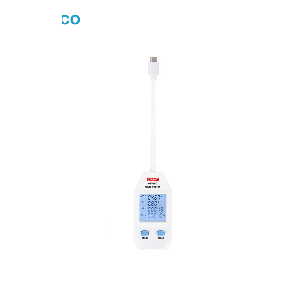 پاورمتر USB شارژر و پاور بانک یونیتی مدل UNI-T UT658C