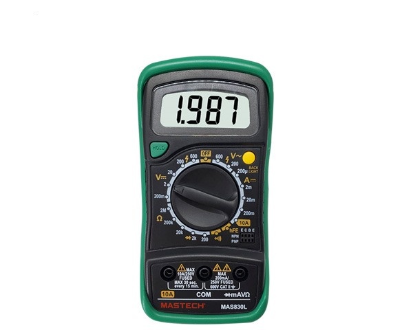 مولتی متر دیجیتال مستک MASTECH MAS830L