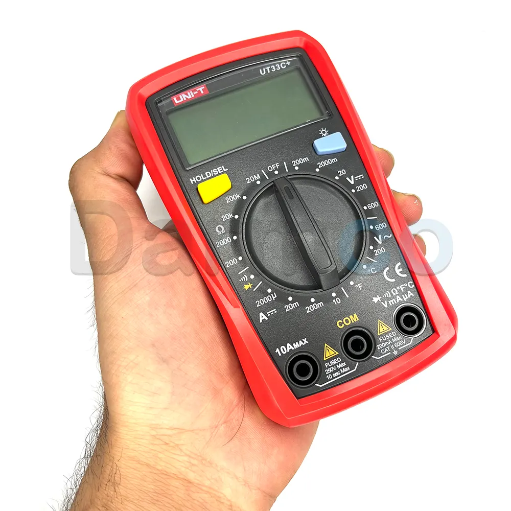 مولتی متر دیجیتال دما دار یونیتی +UNI-T UT33C