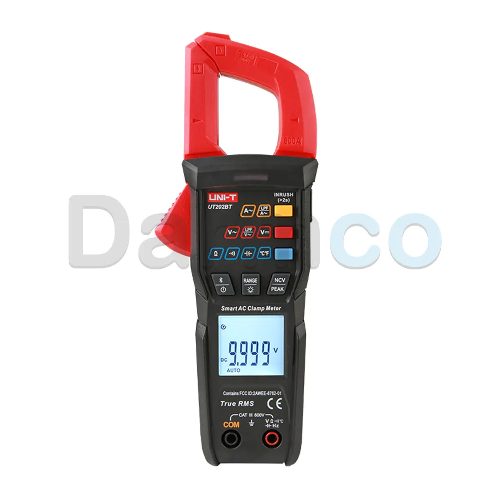 مولتی متر کلمپی یونیتی دیجیتال AC مدل UNI-T UT202BT