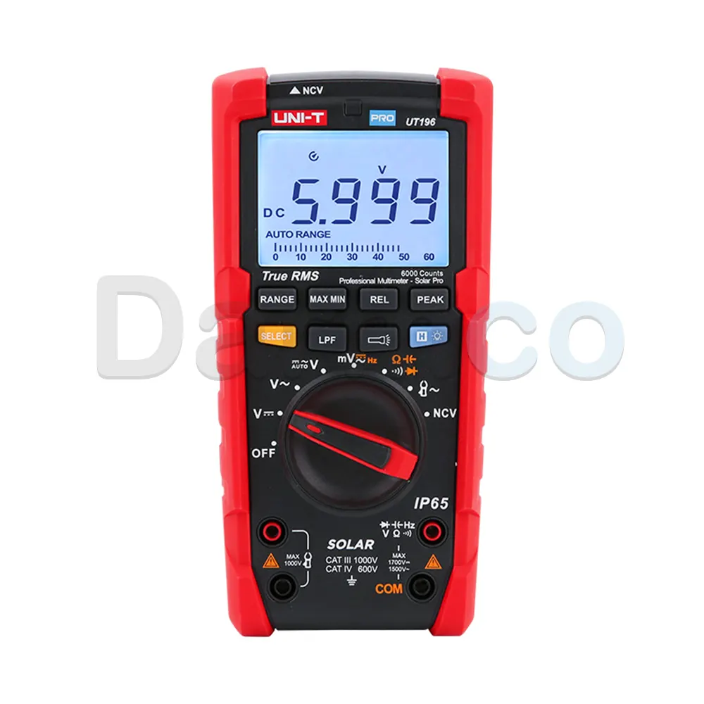 مولتی متر دیجیتال یونیتی مدل UNI-T UT196