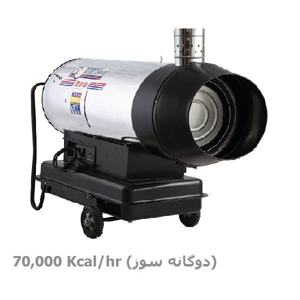 جت‌ هیتر دوموتوره‌‌ باکدار‌ نیرو تهویه‌ البرز 2EDB-70