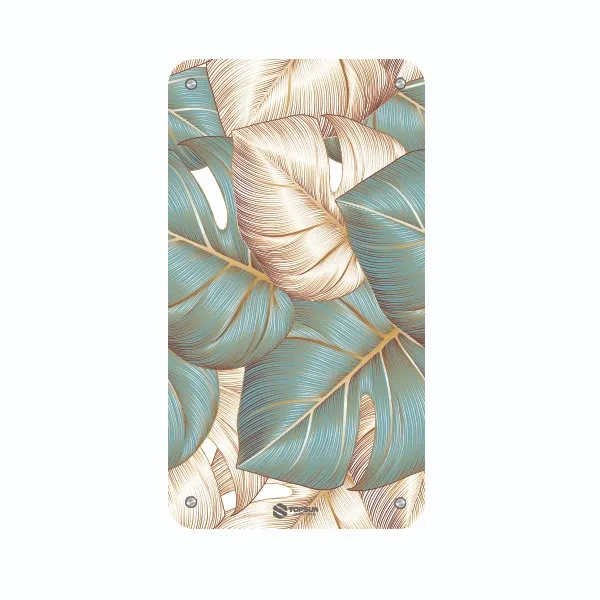 رادیاتور برقی شیشه ای تاپ سان مدل D-910 سایز 60×80