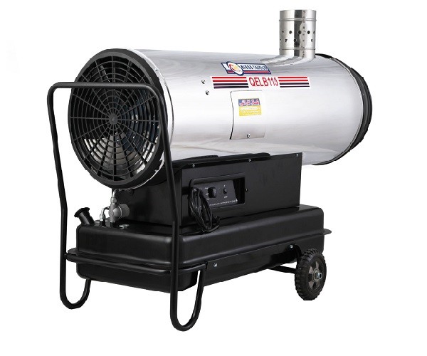 جت هیتر گازوئیلی باکدار نیرو تهویه البرز مدل QELB-110