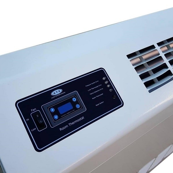 هیتر گاز مایع آذر تهویه طرح فن کویل F919 دو دور- دو ظرفیتی