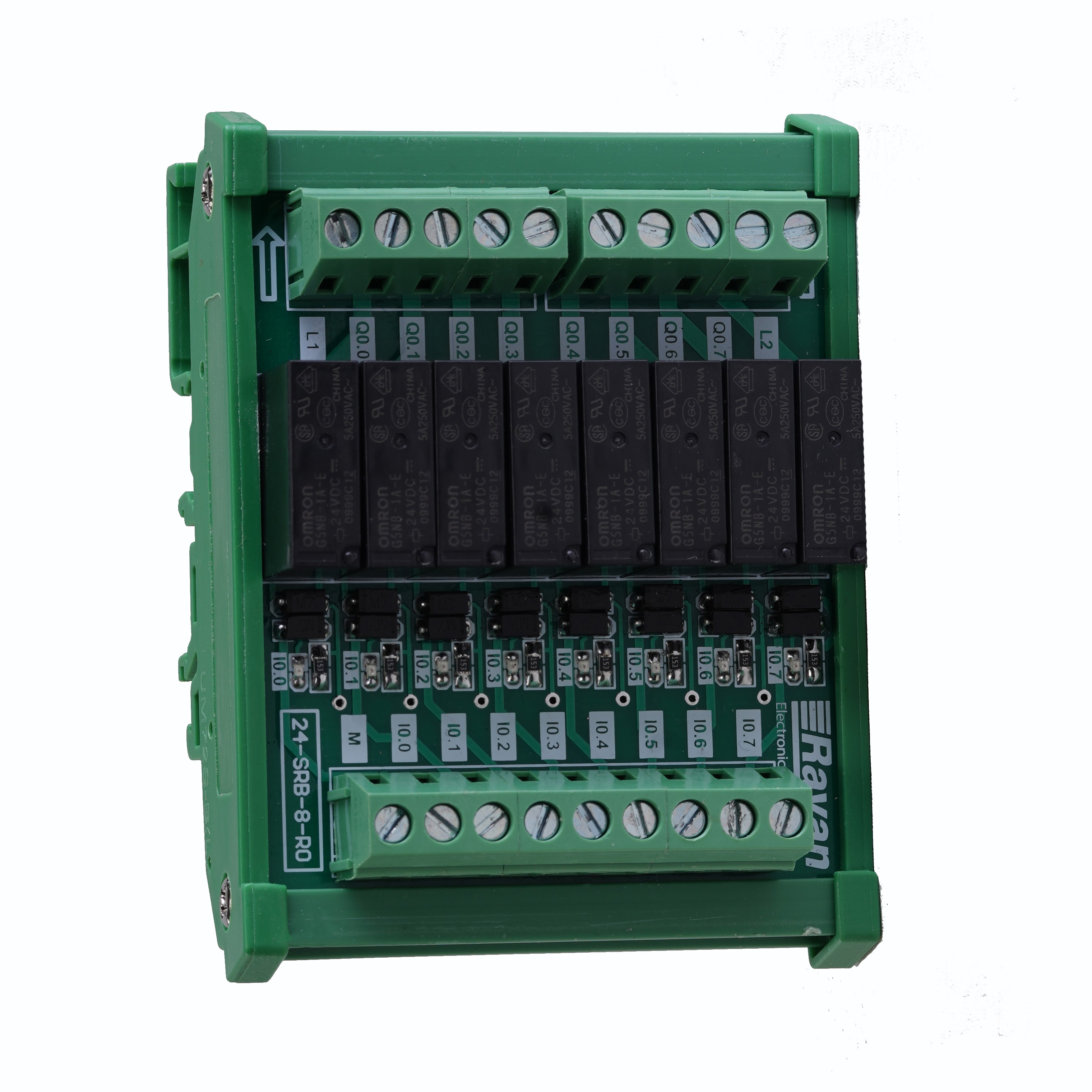 رله برد تک کنتاکت 5A رایان مدل 24SRB-8-R0