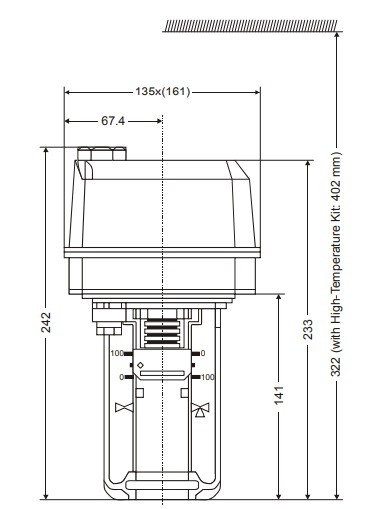 محرک الکتریکی هانیول تدریجی ML7420A6009