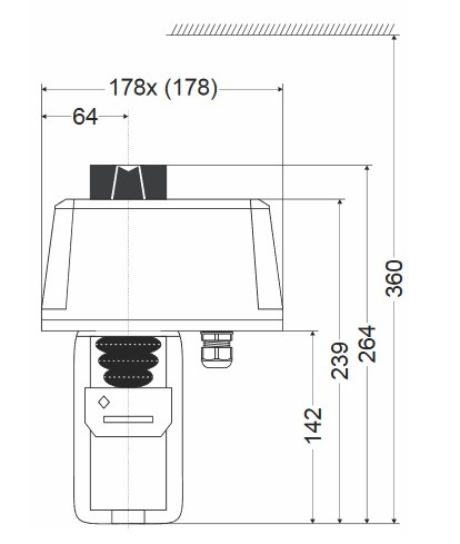 محرک الکتریکی هانیول تدریجی ML7421A3004