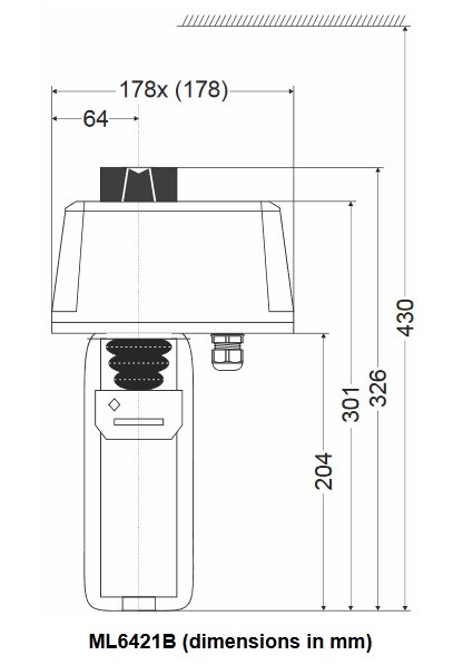 محرک الکتریکی ON/OFF هانیول ML6421B3004