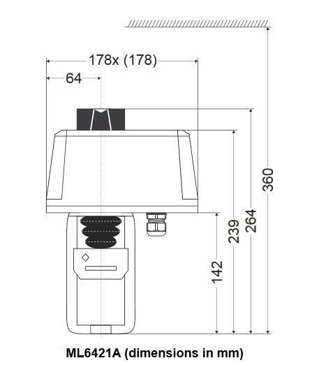 محرک الکتریکی ON/OFF هانیول ML6421A3005