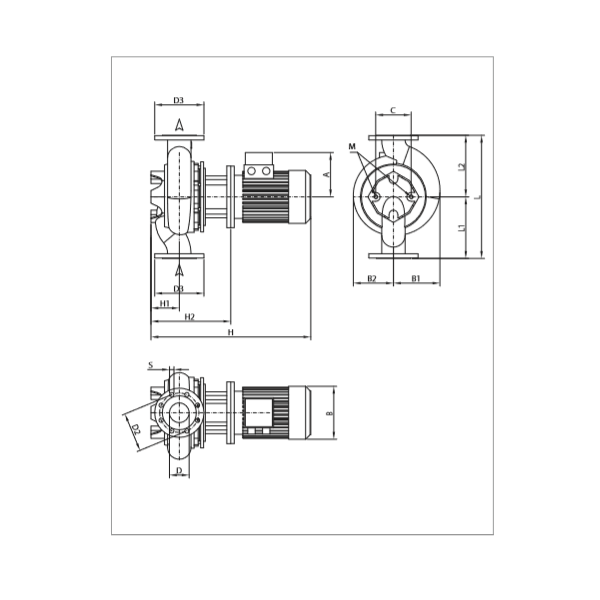پمپ آب سیرکولاتور خطی داب CM-G 80-1530 T