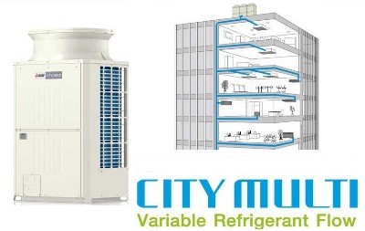 سیستم های VRF (اسپلیت مرکزی) میتسوبیشی