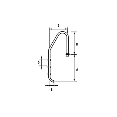 نردبان استخر آی ام ال مدل PS-0304