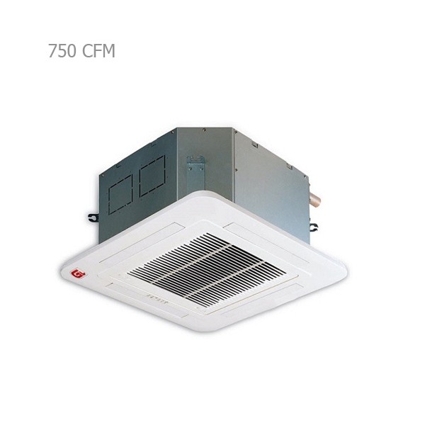 فن کویل کاستی چهارطرفه گلدیران 750CFM مدل GLKD-750