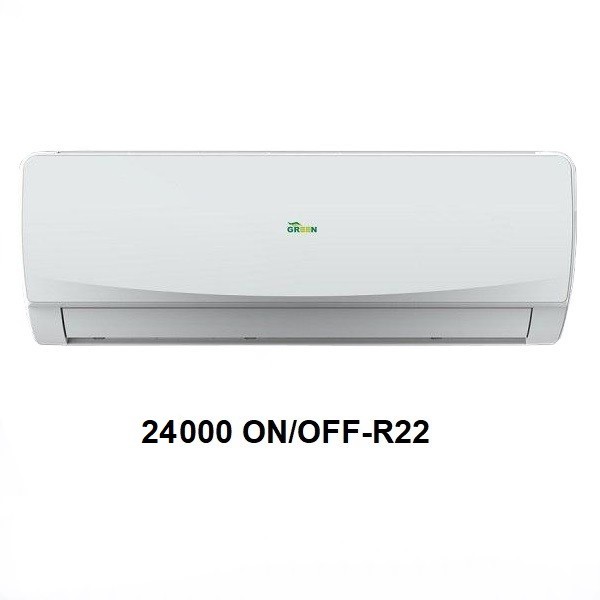 کولر گازی 24000 گرین R22 مدل H24P1T1B