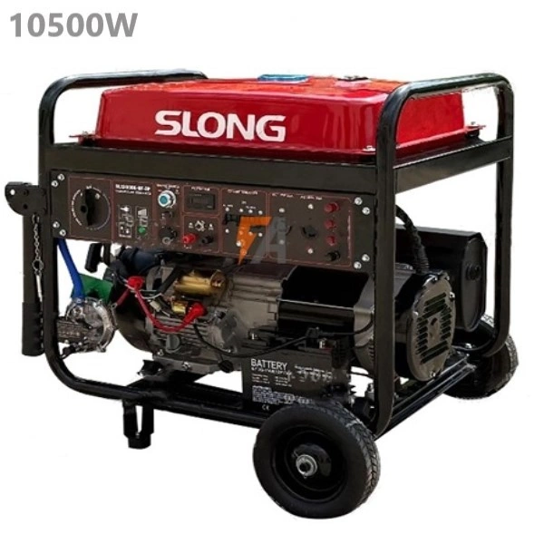 موتور برق اسلانگ دوگانه‌سوز مدل SL12000E-DF-3P